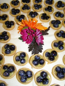 Mini Blueberry Vanilla Tartlets